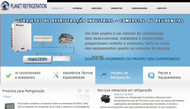 Conheça a Refrigeracao Planet