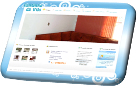 Site Cantinho da Vila - Repouso de idosos