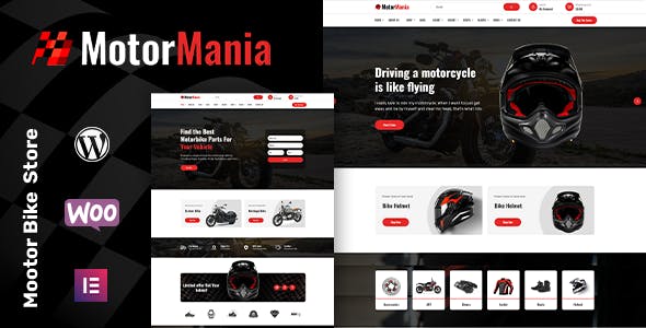 Modelo de site para Loja de Motocycletas Peças Acessórios