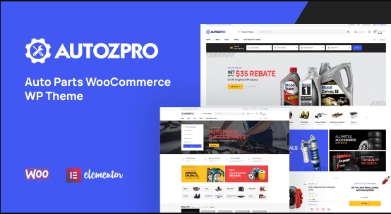 Modelo de Loja de Auto Peças e Acessórios para Carros - AutozPro