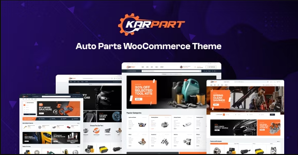 Modelo de Loja de Auto Peças e Acessórios para Carros - Karparts